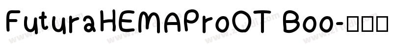 FuturaHEMAProOT Boo字体转换